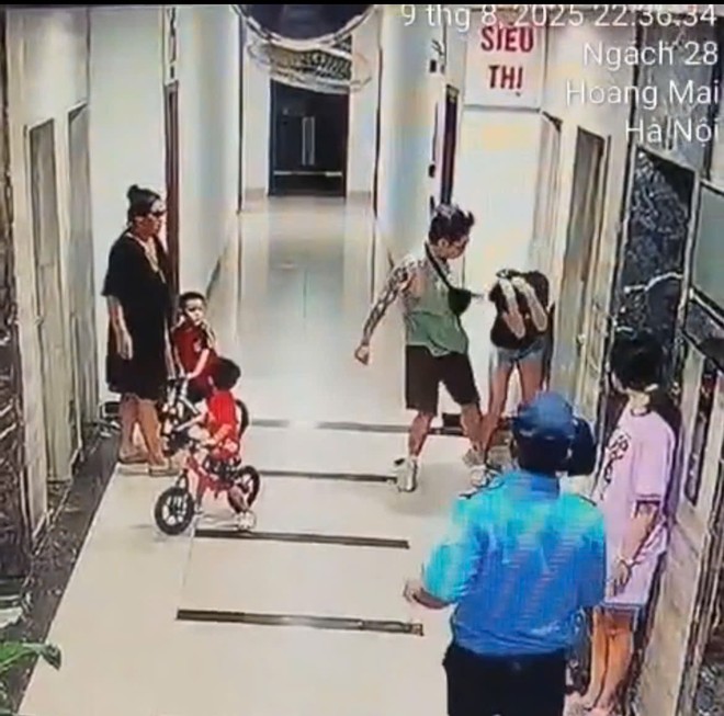 Hình ảnh camera ghi lại sự việc