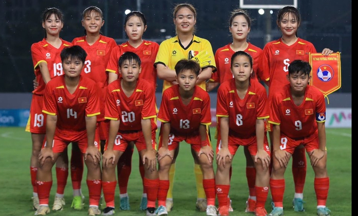 U20 nữ Việt Nam khép lại vòng loại với 3 trận toàn thắng (Ảnh: VFF)