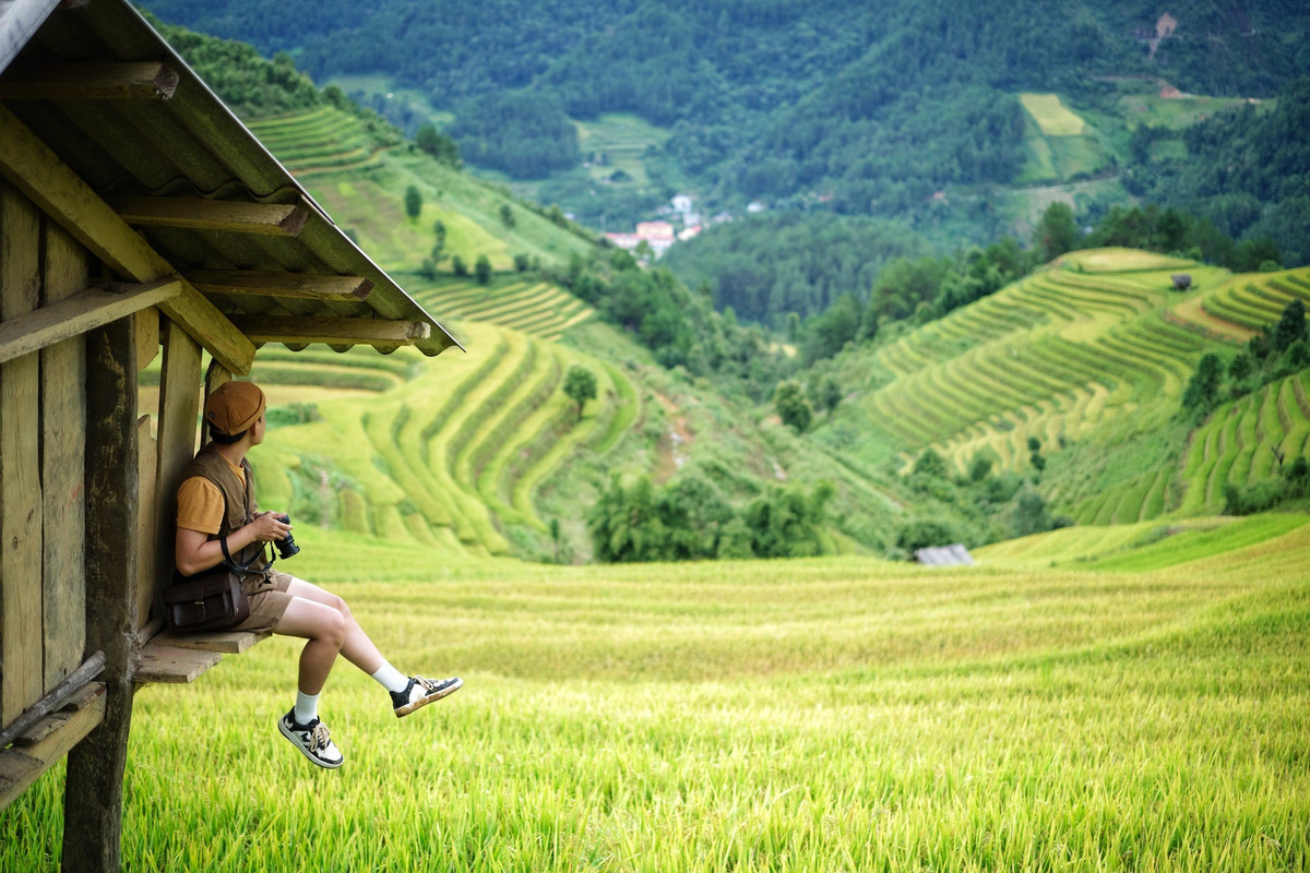 Khám phá những cánh đồng lúa chín đẹp như tranh cho kỳ nghỉ Quốc khánh 2/9 - 3