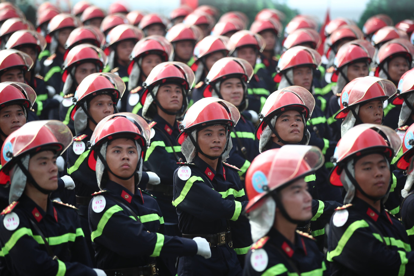 Trong những ngày tập luyện, cán bộ, chiến sĩ, học viên Công an nhân dân luôn giữ vững kỷ luật, phát huy tinh thần đoàn kết, giữ gìn sức khỏe và quyết tâm cao nhất để hoàn thành xuất sắc nhiệm vụ A80.