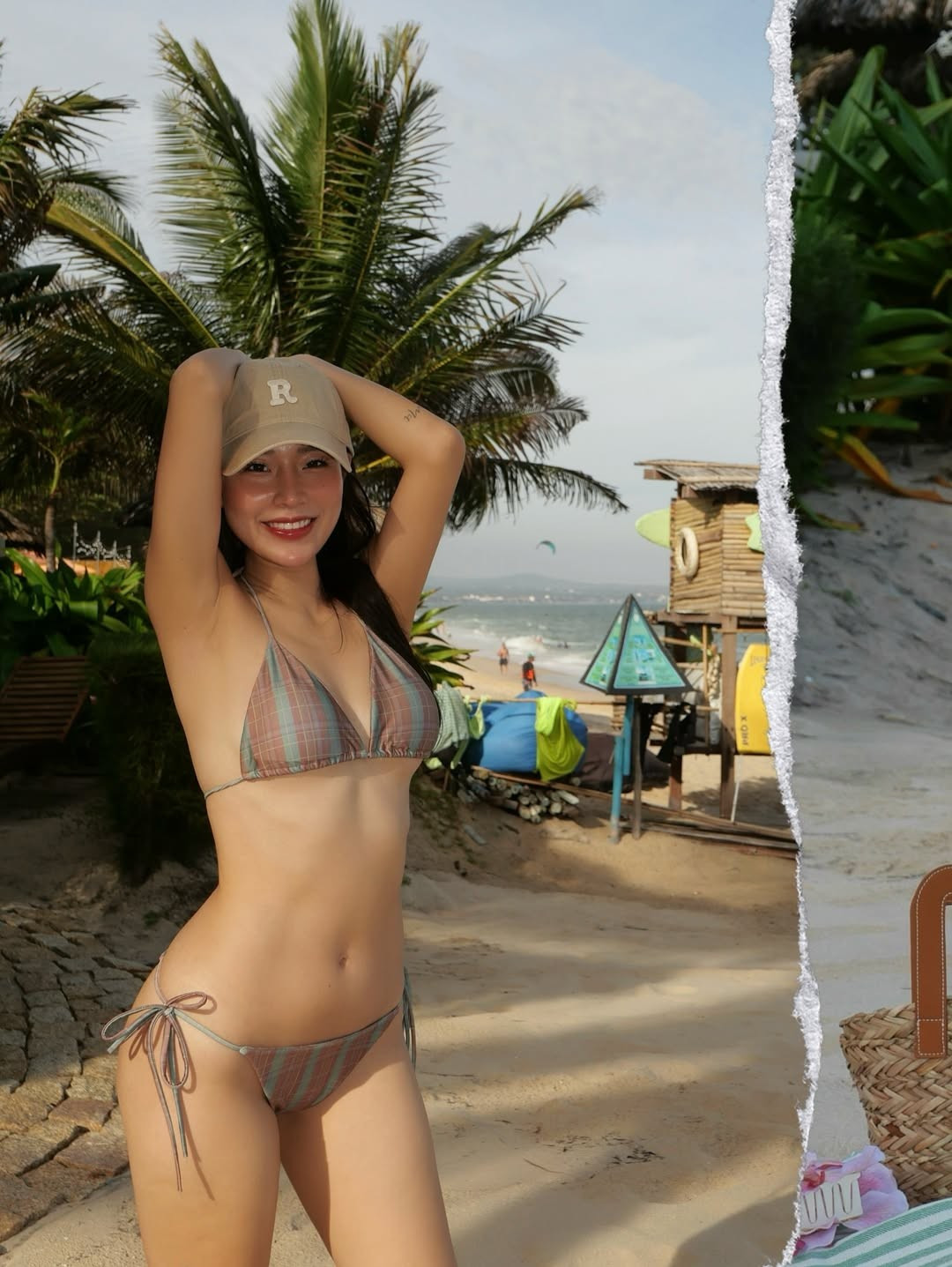 Vợ hot girl của Rhymastic khoe dáng cực cháy với bikini nhỏ xíu - 2