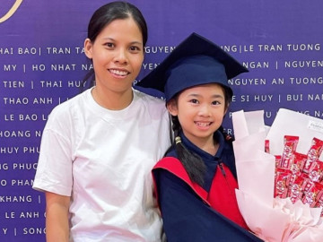Cuộc sống của con gái Mai Phương bên bảo mẫu