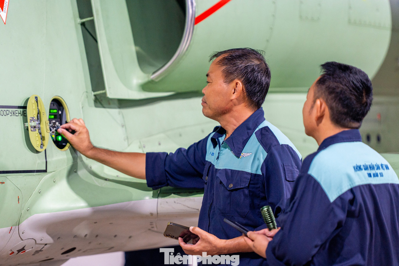 Biên đội tiêm kích sẵn sàng bay trên bầu trời Quảng trường Ba Đình - 5