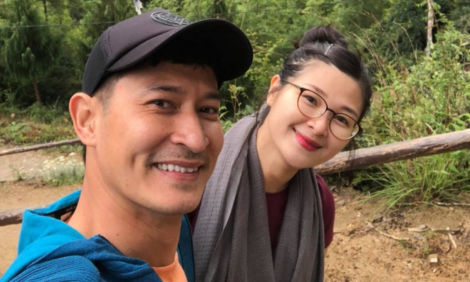Huy Khánh và Mạc Anh Thư khi còn bên nhau.