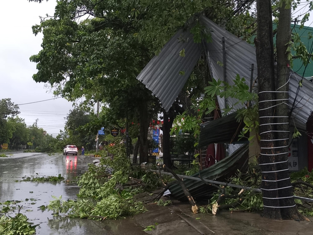 VIDEO: Tan hoang sau khi cuồng phong do bão số 5 quét qua - 2