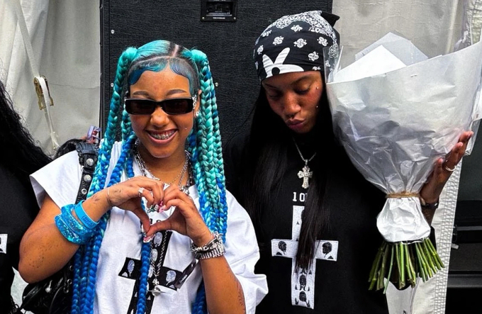 North West thu âm cùng ca sĩ FKA Twigs