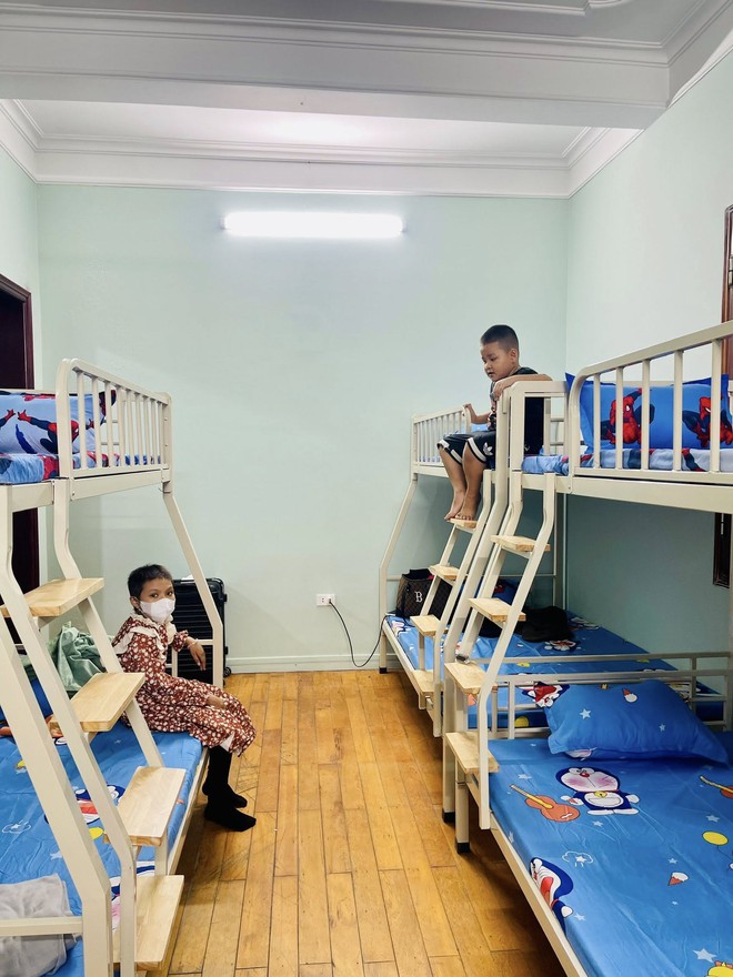 Khu vực lưu trú tại nhà số 8, ngõ 167 Hào Nam. Ảnh: Nhân vật cung cấp