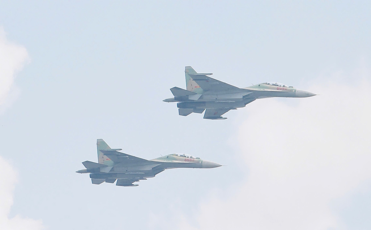 Su-30MK2 được mệnh danh là “lá chắn thép” bảo vệ vững chắc vùng trời, vùng biển, biên giới, hải đảo của Tổ quốc.