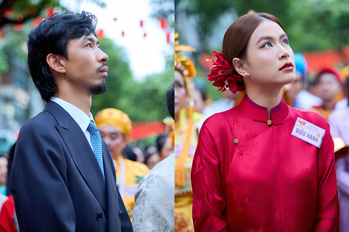 Đen - hoàng thùy linh được khen như chụp hình cưới trong buổi diễu hành - 1
