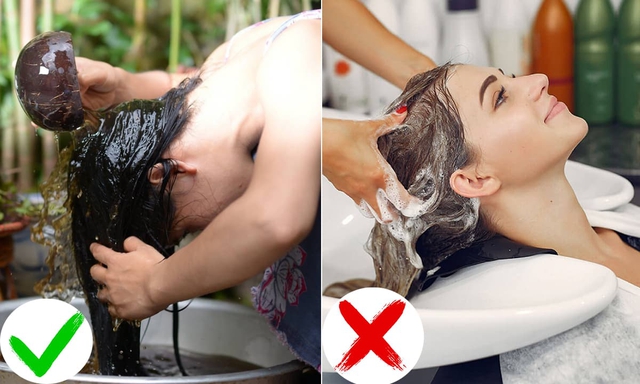 Khi gội đầu, việc chọn tư thế cúi xuống hay ngửa lên đều có những ưu và nhược điểm riêng, ảnh hưởng đến cả sức khỏe và chất lượng tóc.