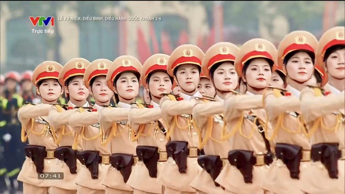 Những hình ảnh đẹp được khán giả khen ngợi trong lễ diễu binh, diễu hành