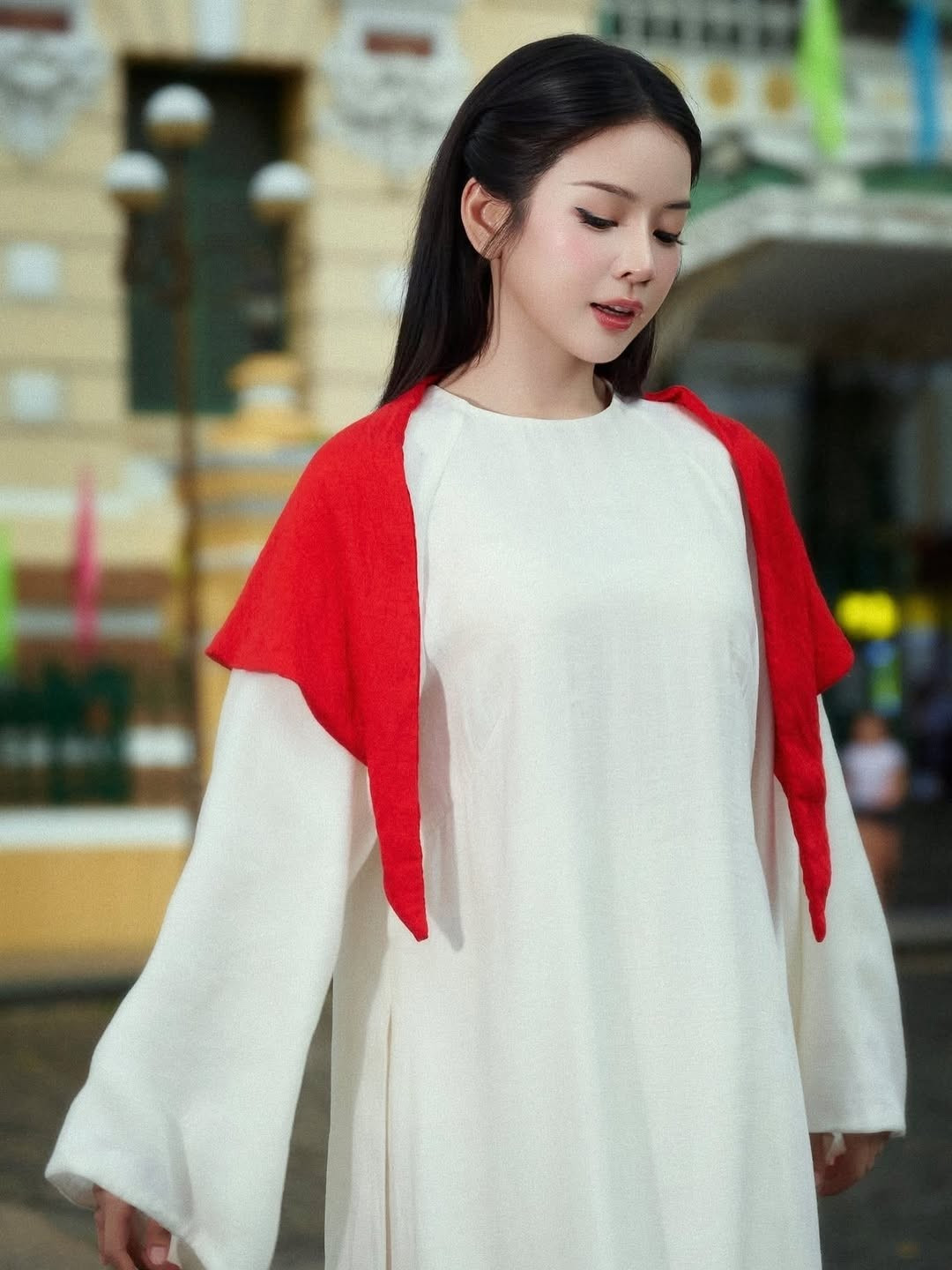 Dàn amp;#34;chị đẹpamp;#34; dịu dàng trong tà áo dài mừng đại lễ 2/9 - 9