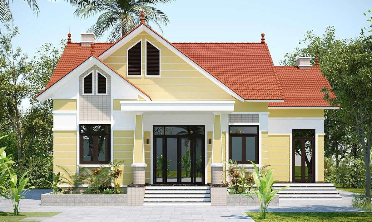 10 mẫu nhà cấp 4 hiện đại, tối giản đẹp mê ly - 10