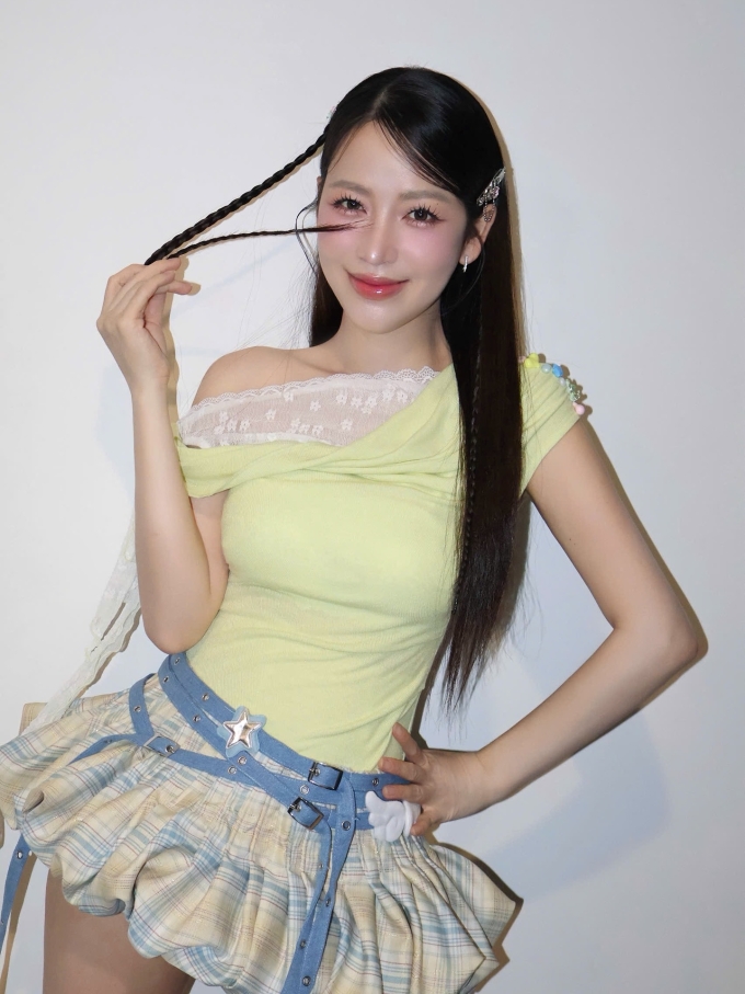 Sắc vóc Puka sau sinh con đầu lòng.