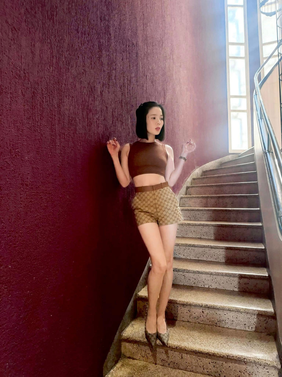 Thân hình đẹp hiện tại của Lệ Quyên cho thấy thành quả của quá trình tập luyện và ăn uống khoa học trong nhiều năm qua.