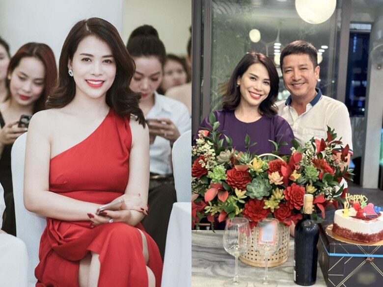 Ý Lan kém Chí Trung 18 tuổi, sở hữu nét đẹp thanh lịch, sang trọng.