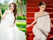 Thời trang - Nhã Phương giấu bụng bầu lần ba cực khéo với gu thời trang tinh tế