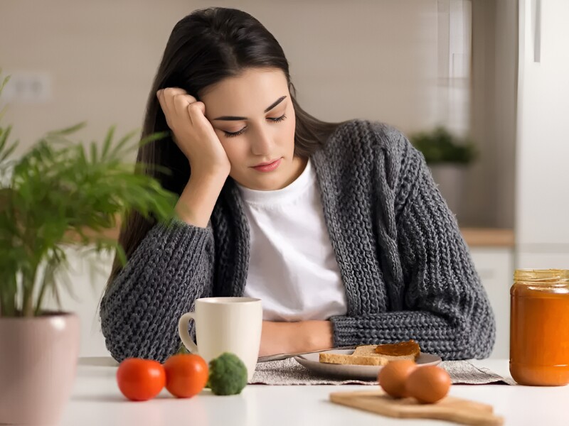 Sau một đêm dài không ăn uống, cơ thể cần nạp năng lượng để khởi động quá trình trao đổi chất. Khi bỏ bữa sáng, gan buộc phải huy động glycogen dự trữ và chuyển hóa mỡ để tạo năng lượng, khiến gan phải làm việc quá sức. 
