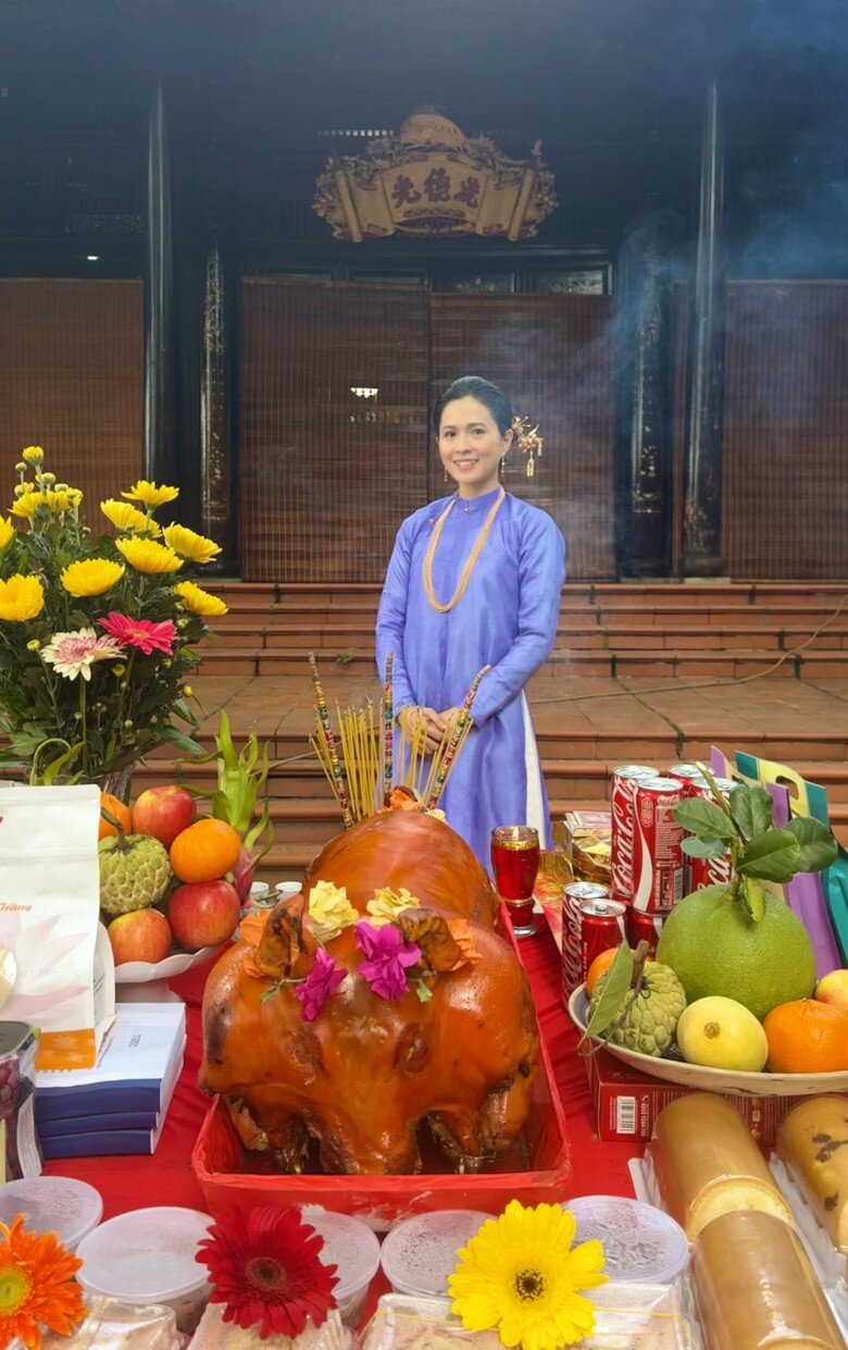 Hình ảnh nữ diễn viên trong ngày khai máy cách đây ít lâu.