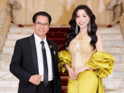 Sao Việt - Á hậu Việt rạng rỡ bên NSND Trần Nhượng, ngày càng gợi cảm sau khi chia sẻ về đổ vỡ hôn nhân