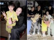 Giải trí - Mẹ con sao nhí Cherry An Nhiên vất vả đi quay tới 3 giờ sáng, phim mới đóng cùng Hồng Đăng?