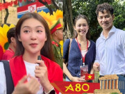 Giải trí - Hot girl miền Nam rạng rỡ trong đội diễu hành A80: Là người đẹp phim giờ vàng quen mặt, 21 tuổi tậu nhà view nhìn ra sông