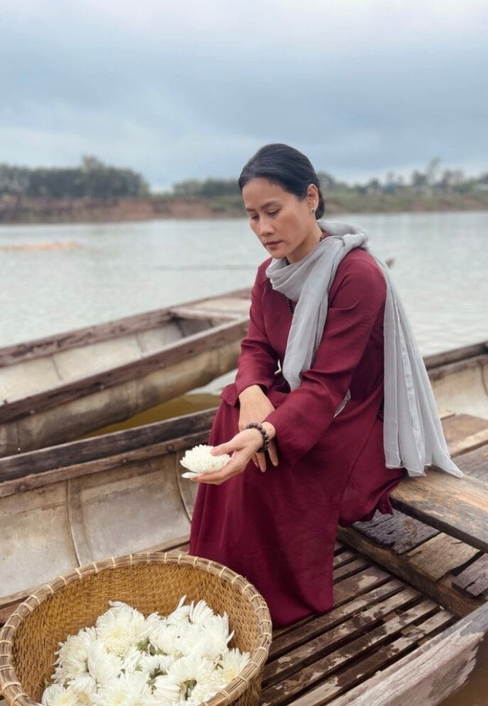 Tôi rơi nước mắt nhưng phải cố gắng kìm lại để hoàn thành cảnh người mẹ đau khổ mà không được khóc – Thân Thúy Hà kể.