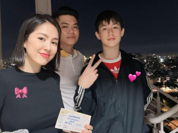 Lê Phương kể chuyện con trai 1m8 bám bố dượng, mẹ hỏi chuyện còn đáp: Con nói với ba được rồi!