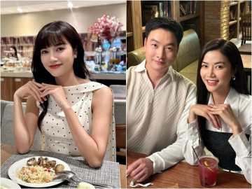 Mỹ nhân VTV nhận bó hoa đầu tiên từ chồng sau 5 năm yêu, được đẩy thuyền từ Đình Tú tới Trọng Lân