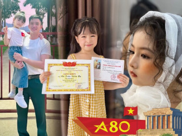 Bé gái Hưng Yên "hút triệu view" với khoảnh khắc được đồng chí Lê Hoàng Hiệp bế, xinh như thiên thần còn học giỏi xuất sắc