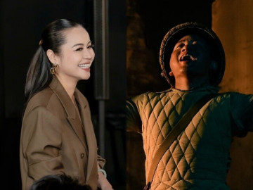 Vũ Hạnh Nguyên trong vai trò chủ nhiệm dự án "Viết tiếp câu chuyện hoà bình" của Tùng Dương