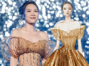 Chiếc váy vàng óng ánh của Mỹ Tâm, giúp cô hóa công chúa ở tuổi U50