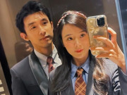 Ngày thường làm công chúa, Midu bỗng diện vest men cá tính, tông xuyệt tông cùng ông xã