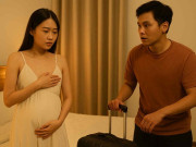 Bà bầu - Đi công tác xa về nhớ vợ, vừa thay đồ ra tôi sững sờ nhìn vòng 1 khác lạ của cô ấy