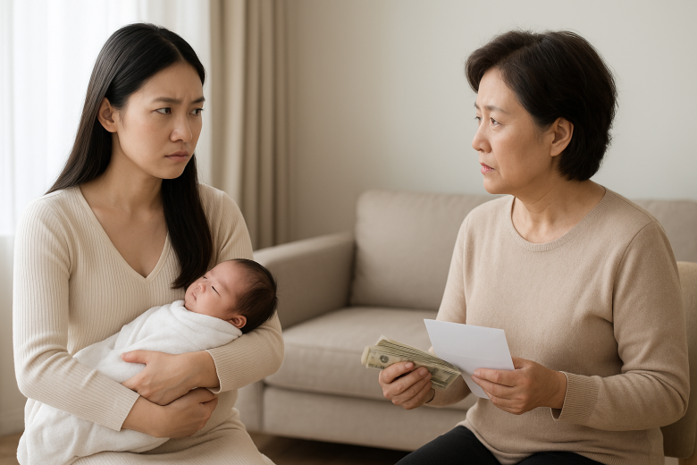 Sinh xong được mẹ chồng tặng 2 tỷ kèm điều kiện, tôi không nhận và ôm con về ngoại luôn - 1