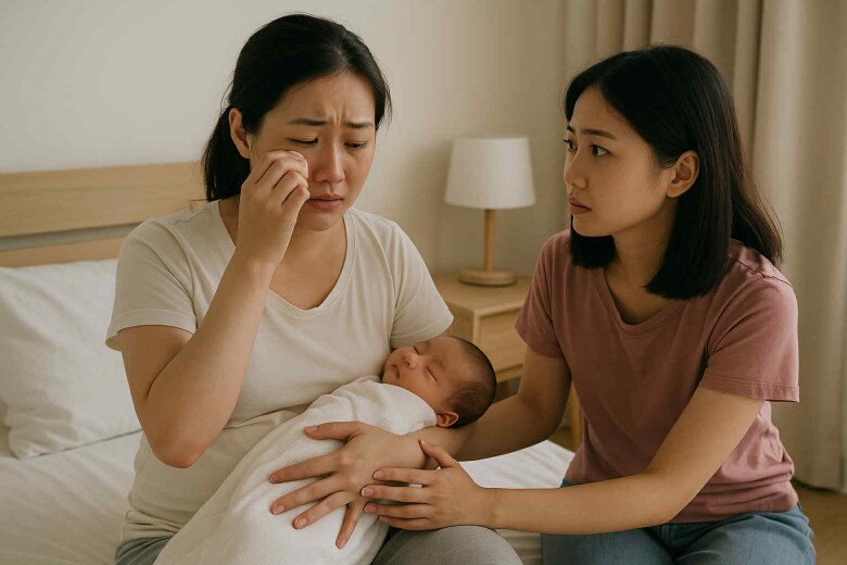 Tới thăm chị gái mới sinh, tôi đứng lặng khi thấy chồng chị đang làm một việc trong phòng khách - 1