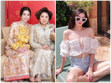 Nàng dâu hào môn đeo vàng nặng trĩu, mang bầu mà dáng đẹp như người mẫu