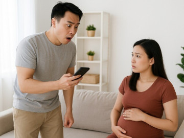 Có việc về nhà đột xuất, tôi không thể tin nổi khi nhìn thấy vợ bầu bên nhà hàng xóm