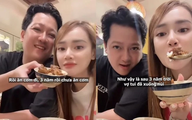 Trường Giang có lần tiết lộ Nhã Phương có ba năm liền kiêng hoàn toàn cơm trắng.