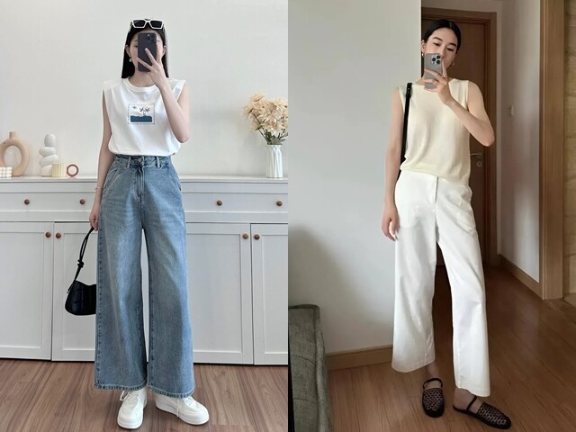 3 kiểu quần "kéo dài" chân giúp nàng cao 1m55 mặc đẹp như 1m70 ngay cả khi đi với giày bệt cũng không bị dìm