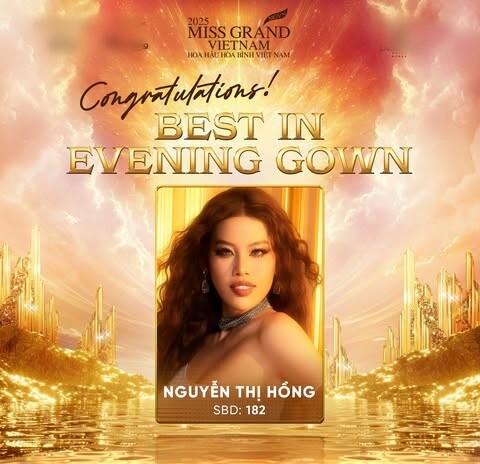 Người đẹp đến từ Hải Phòng giành được 2 giải thưởng phụ.