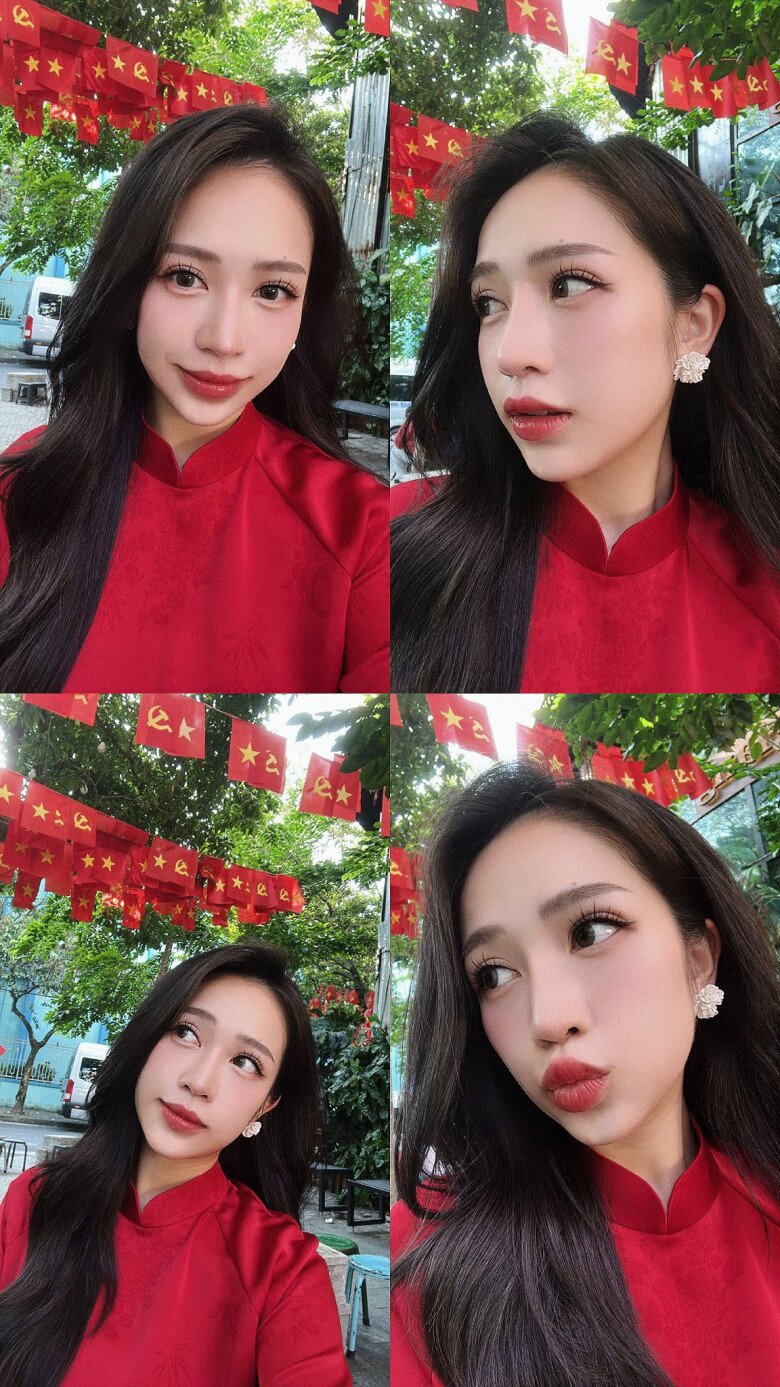Cận nhan sắc tươi trẻ của bà mẹ 4 con.