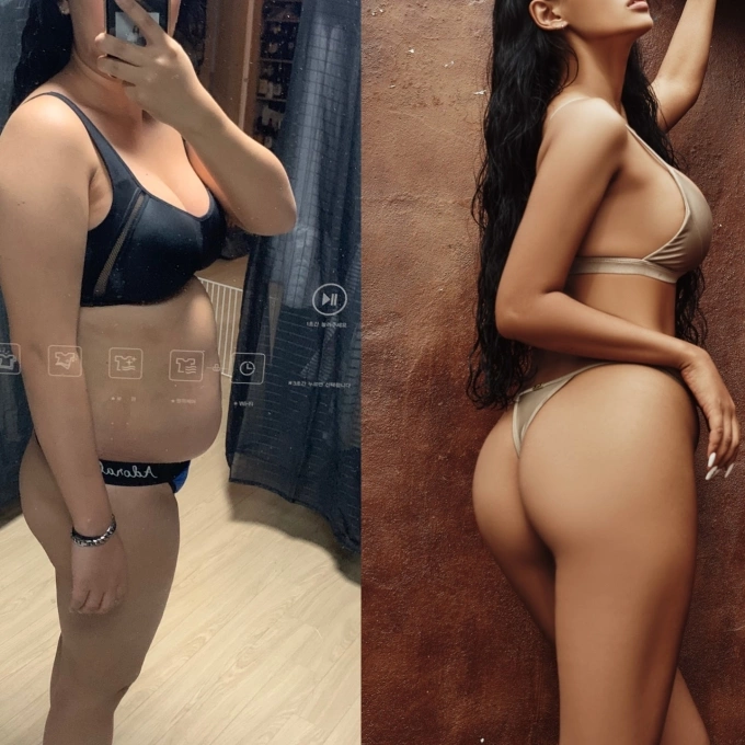 Yoonji so sánh sắc vóc thuở 20 với hiện tại - khi cô ở tuổi 30.