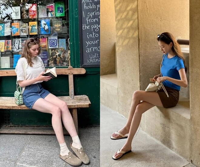 Chị em nào cũng có ít nhất 1 đôi dép trong tủ đồ mùa hè và diện nó đi khắp muôn nơi.