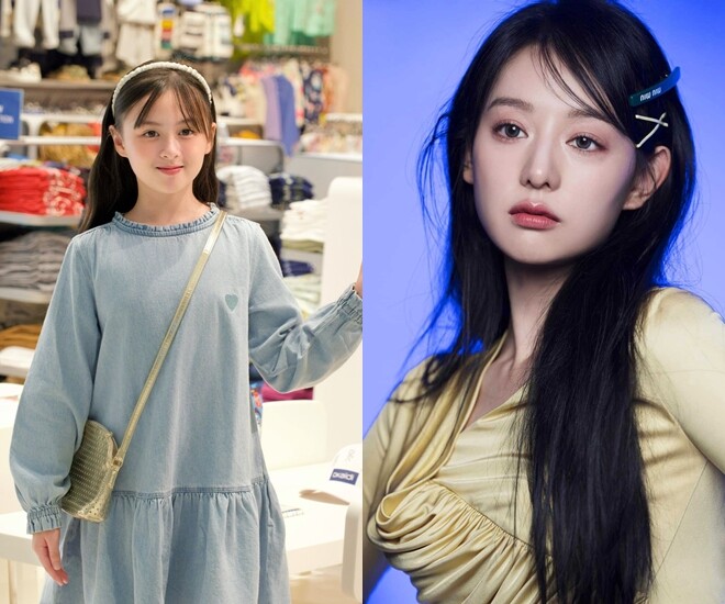 Cô bé còn được ví như Kim Ji Won của Việt Nam.