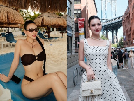 Mỹ nhân sinh năm 1999 từng bị Việt Anh "phũ" tình cảm, diện bikini nhỏ xíu như sắp rơi, đời thường kín đáo vẫn hút mắt