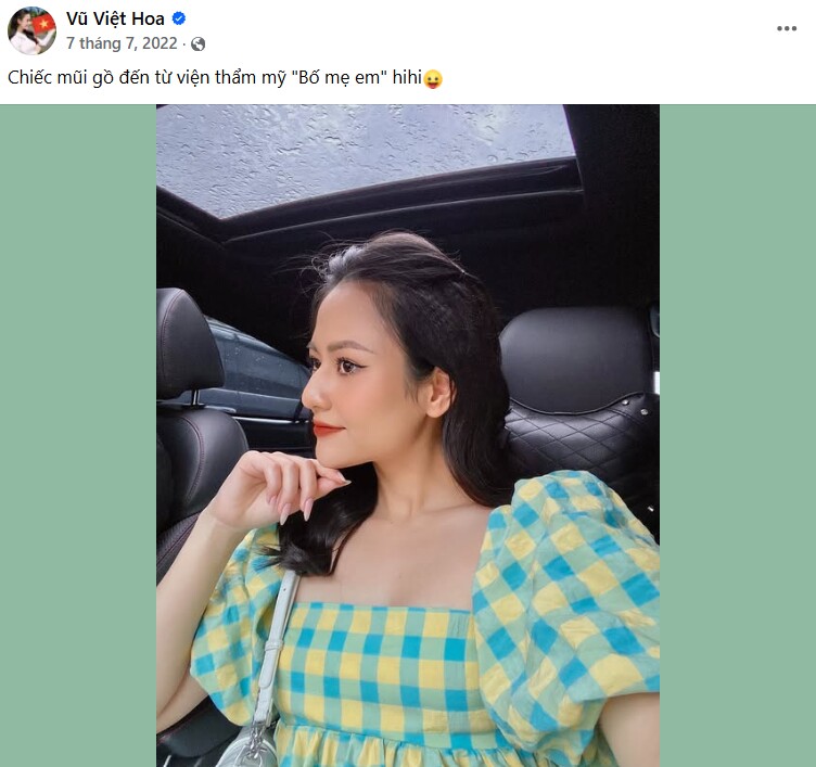 Chính nữ diễn viên cũng thừa nhận bản thân sở hữu nét đẹp hoàn toàn tự nhiên từ bố mẹ.