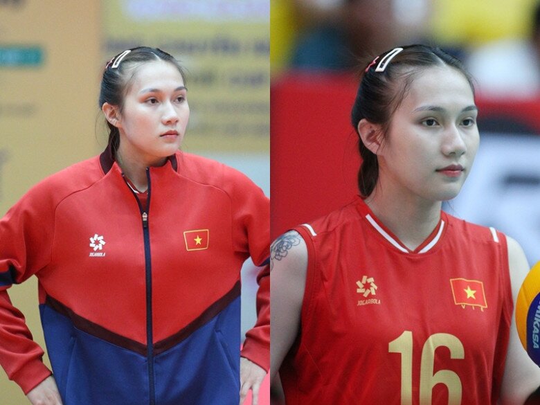 Nhan sắc rạng rỡ của Lan Vy trên sân thi đấu thu hút không kém tài năng của cô.