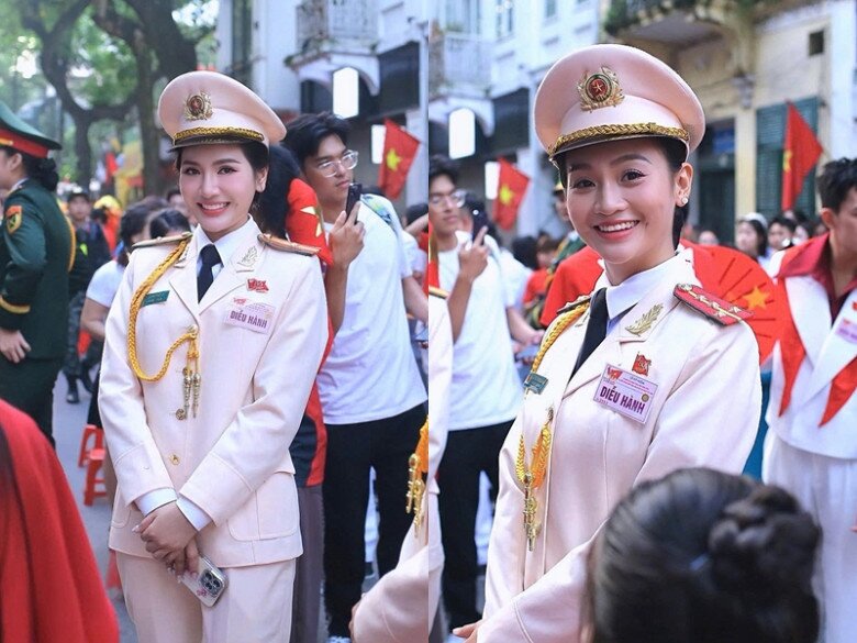 Khung ảnh dàn mỹ nhân amp;#34;tinh hoa hội tụamp;#34; hot nhất nhì tại A80: Từ Hoa hậu đến nữ công an đẹp rực rỡ, không ai kém ai - 5