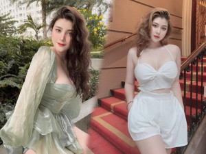 Hotgirl 2K2 lai Mỹ - Việt là bạn thân Xoài Non, làm mẹ vẫn mê mặc hở khoe dáng trái lê gợi cảm đốt mắt